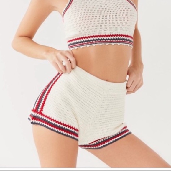 Urban Outfitters Pants - Urban Outfitters Out From Under Crochet Shorts